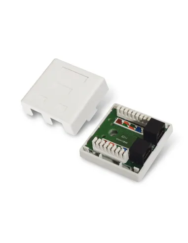 AISENS A139-0302 caja de conexiones de red Cat6 Blanco