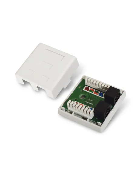 AISENS A139-0302 caja de conexiones de red Cat6 Blanco