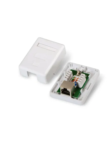 AISENS A139-0303 caja de conexiones de red Cat6 Blanco