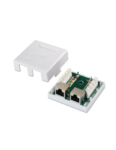 AISENS A139-0304 caja de conexiones de red Cat6 Blanco