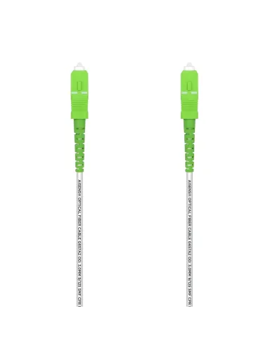 AISENS A152-0498 Cable de fibra óptica e InfiniBand 10 m SC Blanco