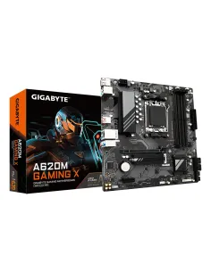 GIGABYTE A620M GAMING X Placa base - Soporta CPUs AMD Ryzen 8000, VRM digital de 8+2+1 fases, hasta 8000MHz DDR5 (OC), 1xPCIe