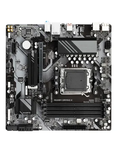 GIGABYTE A620M GAMING X Placa base - Soporta CPUs AMD Ryzen 8000, VRM digital de 8+2+1 fases, hasta 8000MHz DDR5 (OC), 1xPCIe