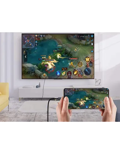 Conceptronic ABBY10G adaptador de cable de vídeo 2 m USB Tipo C HDMI Gris