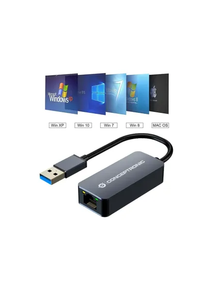 Conceptronic ABBY12G adaptador y tarjeta de red Ethernet 2500 Mbit s