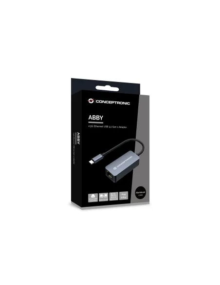 Conceptronic ABBY12GC adaptador y tarjeta de red Ethernet 2500 Mbit s