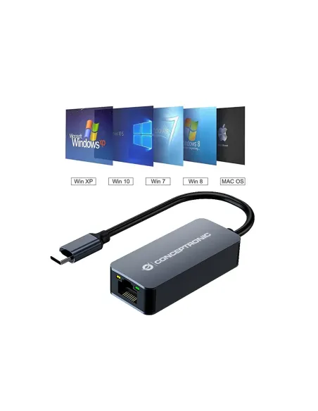 Conceptronic ABBY12GC adaptador y tarjeta de red Ethernet 2500 Mbit s
