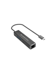 Conceptronic ABBY13B base para portátil y replicador de puertos Alámbrico USB 3.2 Gen 1 (3.1 Gen 1) Type-C Gris