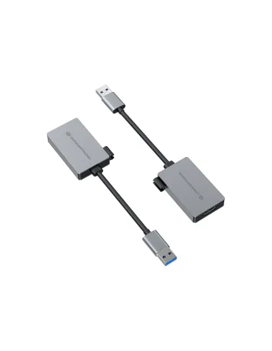 Conceptronic ABBY22G Adaptador gráfico USB 1920 x 1080 Pixeles Gris