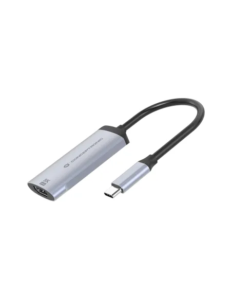 Conceptronic ABBY23G Adaptador gráfico USB 7680 x 4320 Pixeles Plata