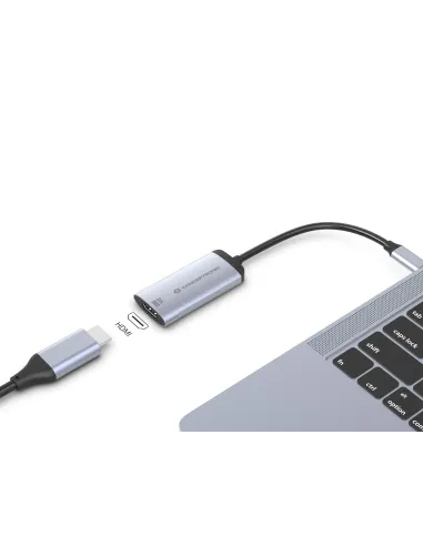 Conceptronic ABBY23G Adaptador gráfico USB 7680 x 4320 Pixeles Plata