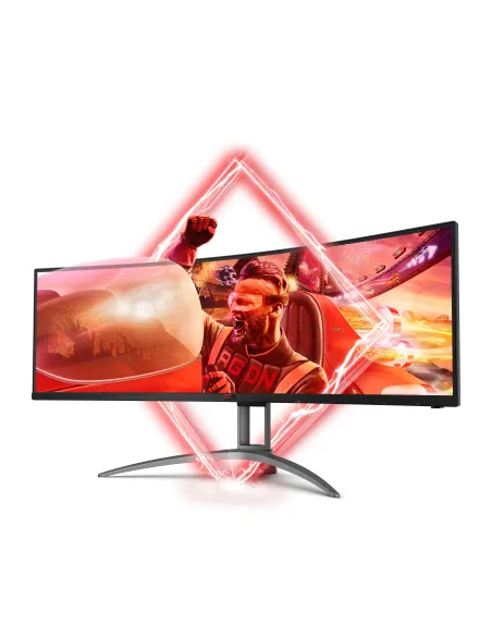 AOC B2 AG493UCX2 pantalla para PC 124 cm (48.8") 5120 x 1440 Pixeles Quad HD LED Negro