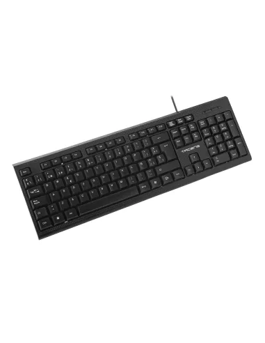 Tacens Anima AK0 - Teclado profesional (membrana, pulsación optimizada, diseño ecológico, USB 2.0, Mac Linux Windows