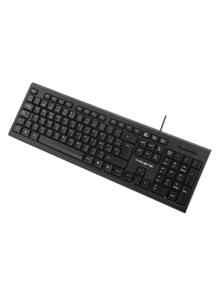 Tacens Anima AK0 - Teclado profesional (membrana, pulsación optimizada, diseño ecológico, USB 2.0, Mac Linux Windows