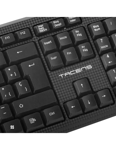 Tacens Anima AK0 - Teclado profesional (membrana, pulsación optimizada, diseño ecológico, USB 2.0, Mac Linux Windows