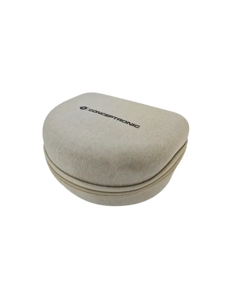 Conceptronic ALVAH02C auricular y casco Auriculares Inalámbrico y alámbrico Diadema Música Bluetooth Crema de color