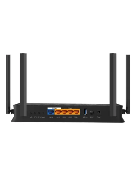 TP-Link Archer BE3600 router inalámbrico 2.5 Gigabit Ethernet Doble banda (2,4 GHz   5 GHz) Negro