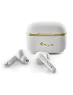 NGS ARTICA TROPHY Auriculares Inalámbrico Dentro de oído Llamadas Música USB Tipo C Bluetooth Oro, Blanco 2