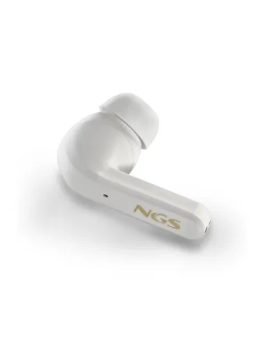 NGS ARTICA TROPHY Auriculares Inalámbrico Dentro de oído Llamadas Música USB Tipo C Bluetooth Oro, Blanco
