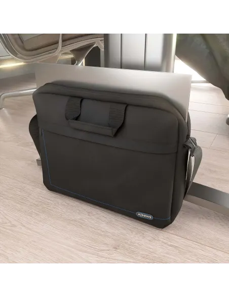 AISENS Maletin para portatil 15.6, Negro