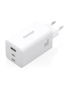 AISENS Cargador GaN 100W, 2x USB-C PD3.0 QC4.0 QC5.0, 1x USB-A QC3.0, Blanco 2