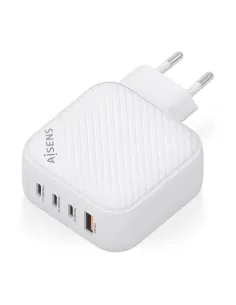 AISENS Cargador GaN 100W, 3xUSB-C PD3.0 QC4.0, 1xUSB-A QC3.0, Blanco 2