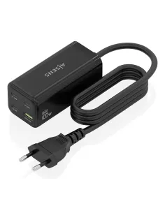 AISENS Cargador Sobremesa GaN 100W, 3x USB-C PD3.0 QC4.0 QC5.0, 1x USB-A QC3.0, Negro 2