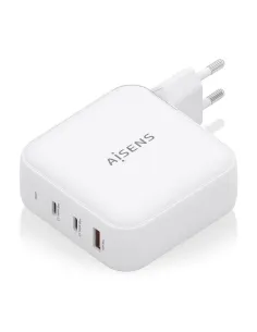 AISENS Cargador GaN 140W, 2xUSB-C PD3.1 QC4.0, 1xUSB-A QC3.0, Blanco 2