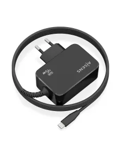 AISENS Cargador GaN 45W PD3.0 1xUSB-C 1.8m, Negro 2