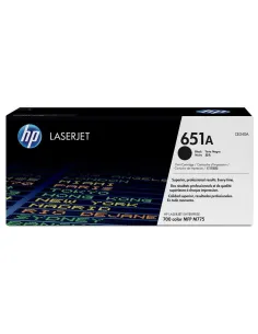 HP Cartucho de tóner original LaserJet HP 651A negro