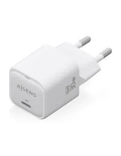 AISENS Cargador GaN 30W, 1xUSB-C PD3.0 QC4.0, Blanco 2