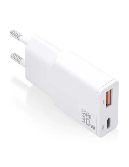 AISENS ASCH-30W2P046-W cargador de dispositivo móvil Cámara digital, MP3, MP4, Teléfono móvil, Navegante, Portátil, Consola de