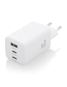 AISENS Cargador Gan 65W, 2xUSB-C PD3.0 QC4.0, 1xUSB-A QC3.0, Blanco 2