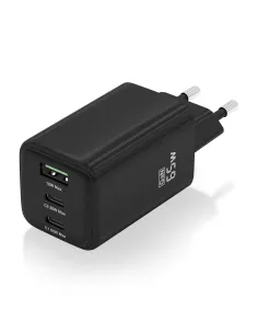 AISENS Cargador Gan 65W, 2xUSB-C PD3.0 QC4.0, 1xUSB-A QC3.0, Negro 2