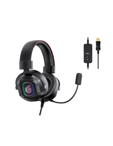 Conceptronic ATHAN02B auricular y casco Auriculares Alámbrico Diadema Juego USB tipo A Negro