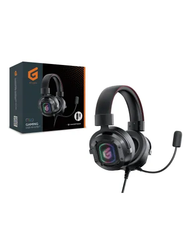 Conceptronic ATHAN02B auricular y casco Auriculares Alámbrico Diadema Juego USB tipo A Negro