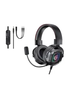 Conceptronic ATHAN03B auricular y casco Auriculares Alámbrico Diadema Juego Negro