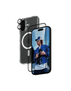 PanzerGlass ® 3-in-1 Protection Bundle iPhone 16 Protector de pantalla Apple 1 pieza(s)