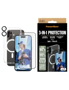 PanzerGlass ® 3-in-1 Protection Bundle iPhone 16 Protector de pantalla Apple 1 pieza(s) 2