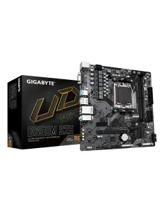 GIGABYTE B650M S2H Placa base - AMD Ryzen serie 9000, VRM de 5+2+2 fases, hasta 6400 MHz DDR5 (OC), 1xPCIe 4.0 M.2, LAN GbE,