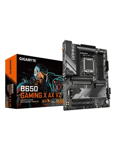 GIGABYTE B650 GAMING X AX V2 Placa base - AMD Ryzen serie 9000, VRM de 8+2+2 fases, hasta 8000 MHz DDR5 (OC), 1xPCIe 5.0 +