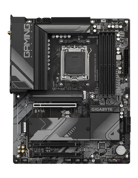GIGABYTE B650 GAMING X AX V2 Placa base - AMD Ryzen serie 9000, VRM de 8+2+2 fases, hasta 8000 MHz DDR5 (OC), 1xPCIe 5.0 +