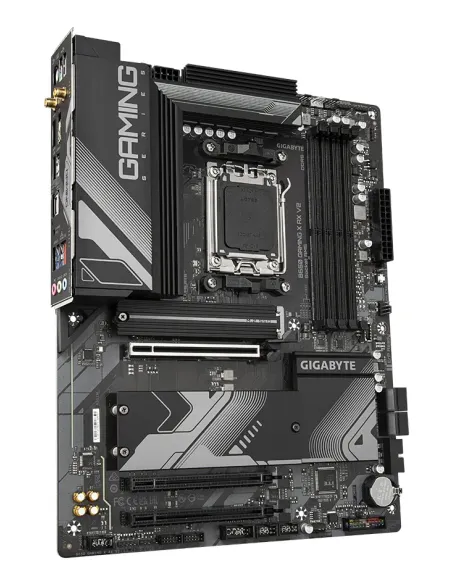 GIGABYTE B650 GAMING X AX V2 Placa base - AMD Ryzen serie 9000, VRM de 8+2+2 fases, hasta 8000 MHz DDR5 (OC), 1xPCIe 5.0 +