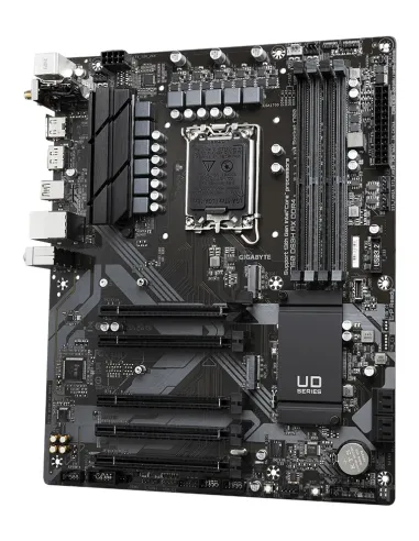 GIGABYTE B760 DS3H AX DDR4 Placa Base - Compatible con procesadores Intel Core de 14ª generación, VRM digital de 8+2+1 fases,