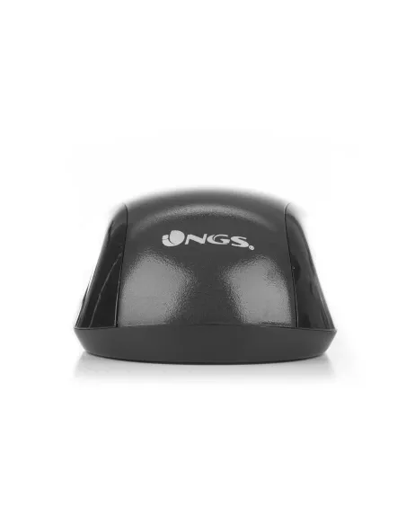 NGS Black Mist ratón Oficina mano derecha USB tipo A Óptico 800 DPI