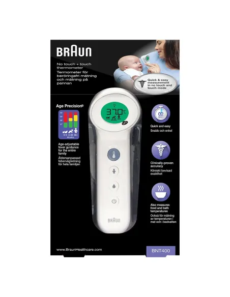 Braun BNT400 Teledetección Blanco Frente