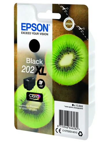 Epson Kiwi Singlepack Black 202XL Claria Premium Ink