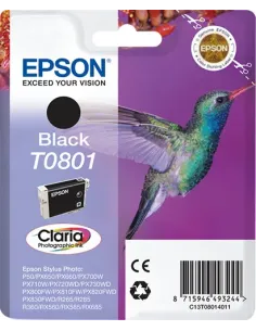 Epson Hummingbird Cartucho T0801 negro