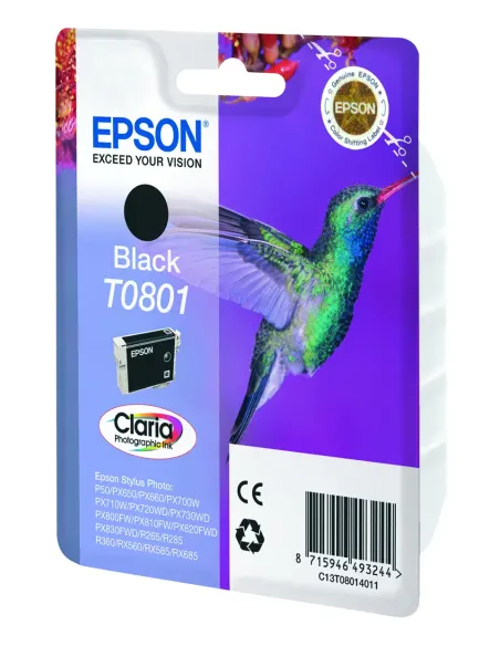 Epson Hummingbird Cartucho T0801 negro