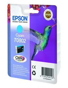 Epson Hummingbird Cartucho T0802 cian 2